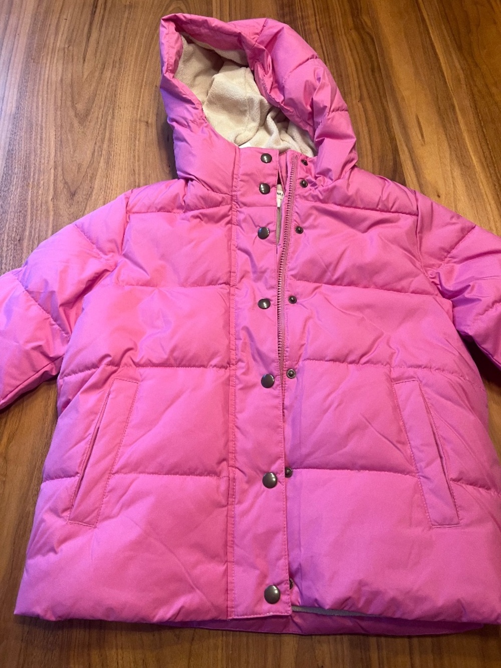 Crewcuts Youth Medium Pink Winter Coat